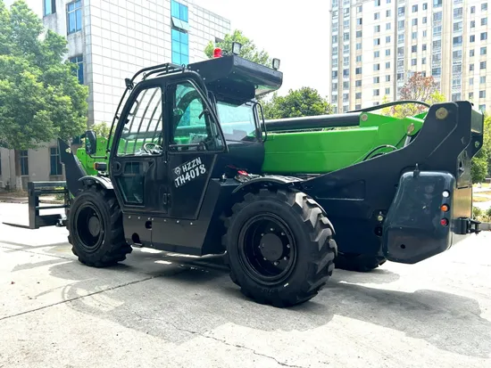 Hua Drill Hzth4018 Privilege Telescopic Telehandler with Lifting Height to 18 Meter 4 Ton Hydrostatic 4WD Forklift Agricultural Machinery 