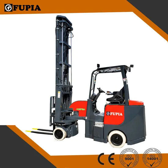 Factory Directly Sale 2 Ton 2.5 Ton 3 Way Very Narrow Aisle Articulated Reach Forklift with 6m 8m 10m Lift Mast 