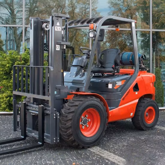 LG30glt 3t Gas/LPG Counterbalance Forklift with 3 Meter Lift Height and High Stability 