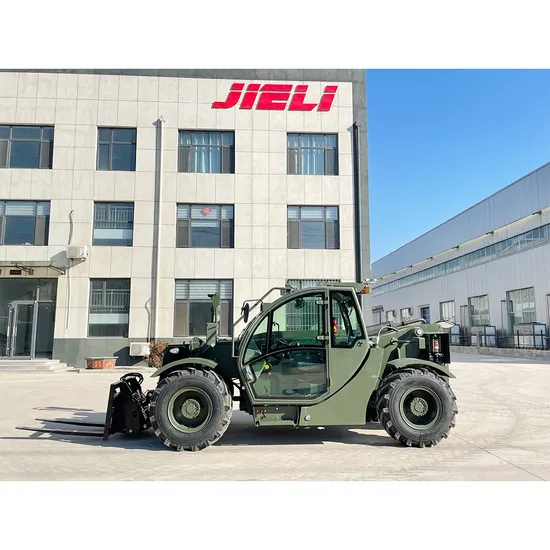 Euro EPA Engineering Machinery 7m 3t Hydrauli Fork Bucket Wheel Small Telehandler 