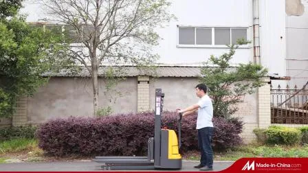 New Twelve Months or One Year Andy Other Pallet Jack Truck Battery Power Electric Reach Semi Manual Drum Stacker 