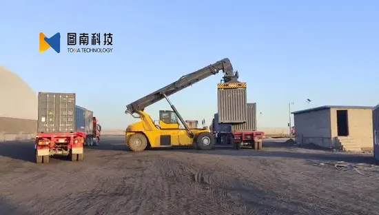 45t Heavy Container Reach Stacker 