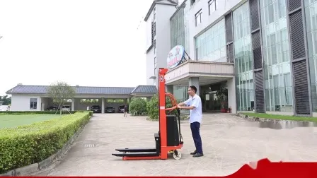 2000kg 2ton Electric Reach Stacker Forklift 