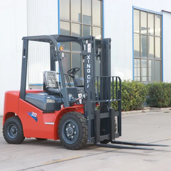 Warehouse Four Wheel Gasoline LPG Engine Drive Fork Lift Truck 2.5ton 3 Ton 7 Ton 10 Ton Rough All