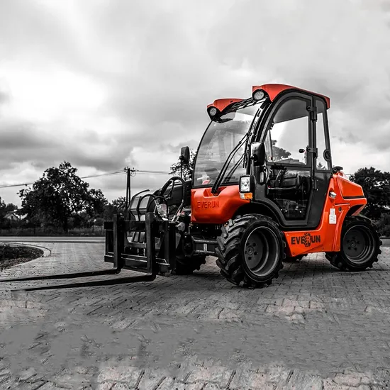 Everun Multiattachment Telescopic Handler Forklift Ert1500 1350kg with Pallet Forks 