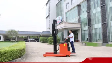 Niuli High Quality Battery Forklift Electric Reach Stacker 
