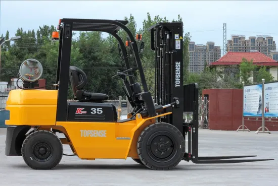 Nissan K25 Gasoline Engine 50HP Double Fuel Gas LPG Fork Lift 2ton 3ton 3.5ton Empilhadeiras Triplex Mast 4.8m Lifting Height Forklift 