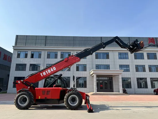Factory Price 18 M Telehandler Telescopic Loader with Forklift 