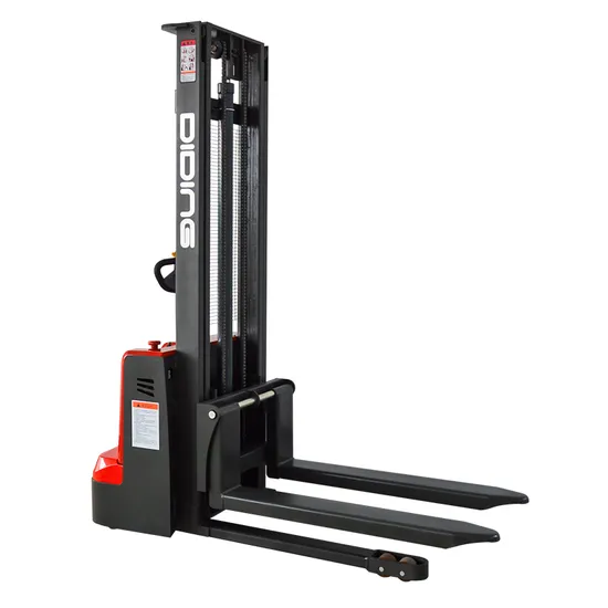 Factory Directly Sale Electric Reach Stacker Truck Electric High Lifter Pallet Stacker 
