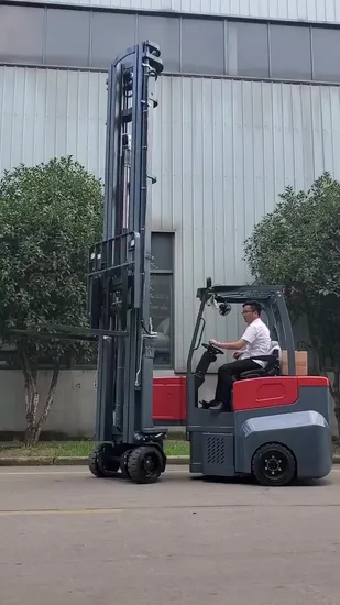 Factory 2ton Narrow Aisle Mini Articulated Rough Terrain Electric Forklift for Sale 