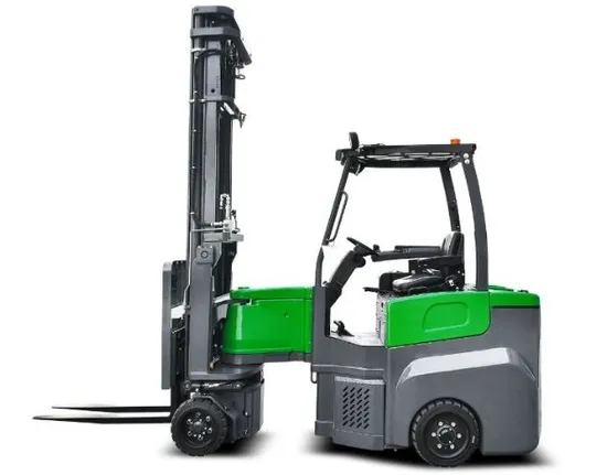 Very Narrow Aisle Electric Articulated Forklift 2ton Load for Outdoor and Indoor Using 12.5m 10mts Lifting Height 