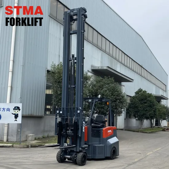 Stma Narrow Aisle Width Articulated Forklift Truck Just 2.0m Vna Electric Forkift 